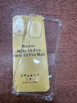 Picture of For xioami redmi note 10 pro max  Flexible Clear Transparent Soft TPU Back Case Cover