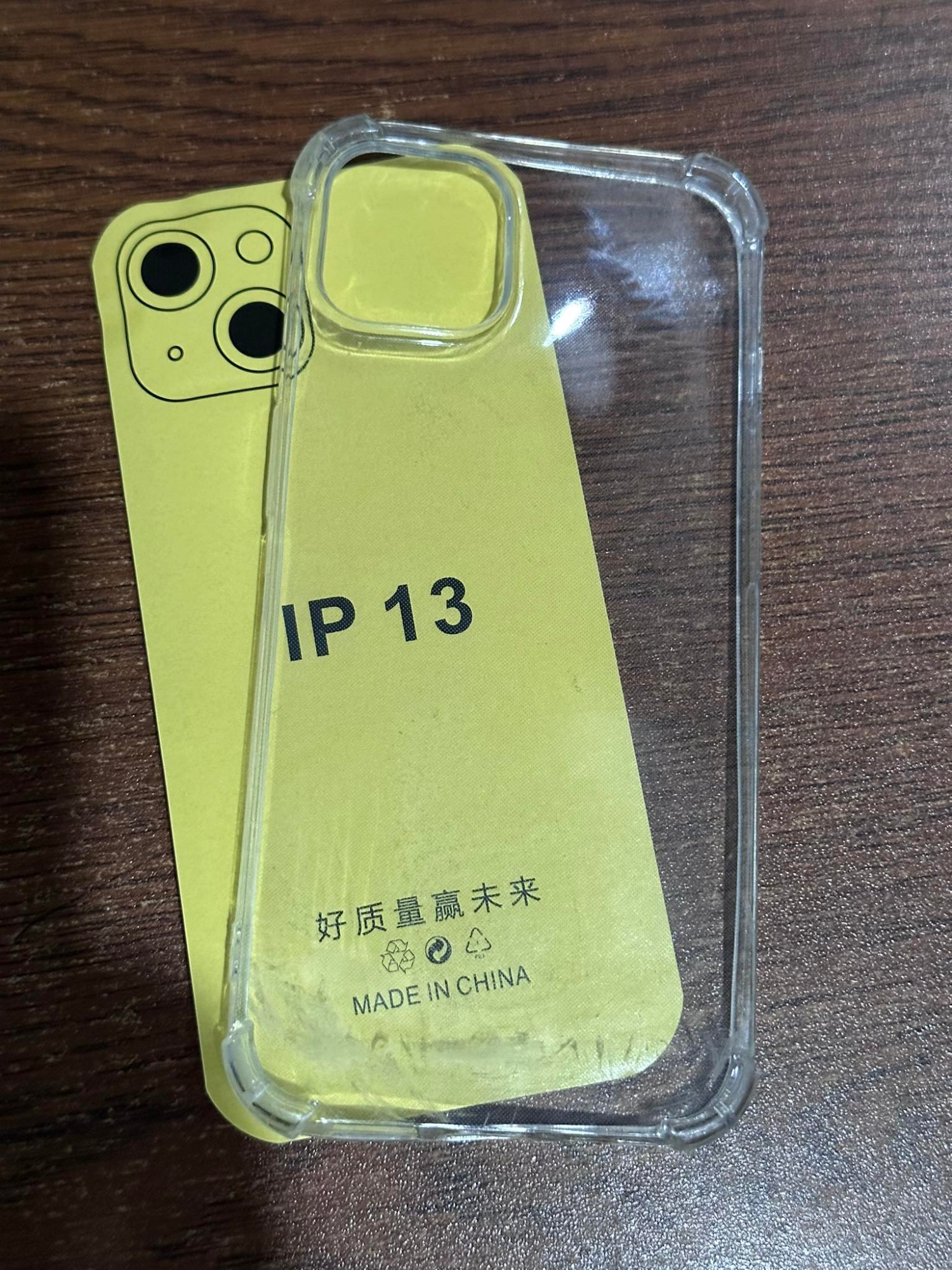 Picture of For ip 13  Flexible Clear Transparent Soft TPU Back Case Cover