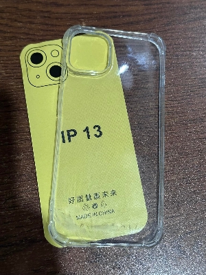 Picture of For ip 13  Flexible Clear Transparent Soft TPU Back Case Cover