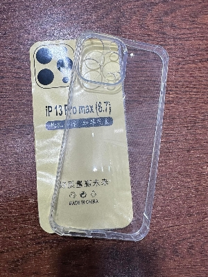 Picture of For iphone 13 pro max    Flexible Clear Transparent Soft TPU Back Case Cover