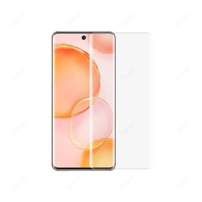 Picture of Honor X9A 5G X9B  x90 (A+ GRADE) Premium UV Tempered Glass Screen Protector Curved with Liquid Glue and UV Light -Transparent Clear