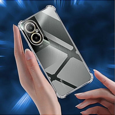 Picture of For Realme C67 4G  Flexible Clear Transparent Soft TPU Back Case Cover
