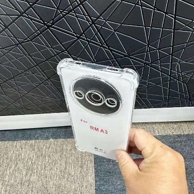 Picture of For Xioami redmi A3   Flexible Clear Transparent Soft TPU Back Case Cover