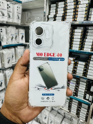 Picture of For Motorola EDGE 40   Flexible Clear Transparent Soft TPU Back Case Cover