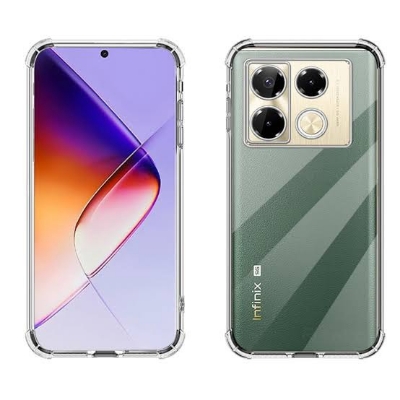 Picture of Infinix Note 40/40 Pro/40 Pro Plus Flexible Clear Transparent Soft TPU Back Case Cover