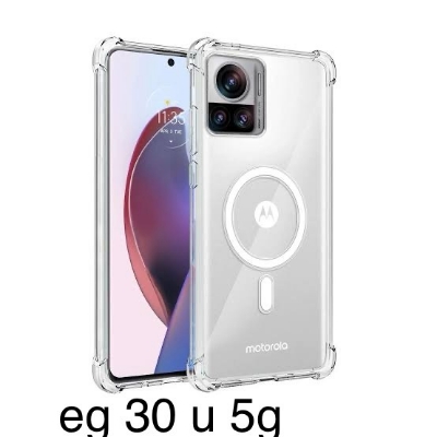 Picture of For Motorola Edge 30  ultra  Flexible Clear Transparent Soft TPU Back Case Cover