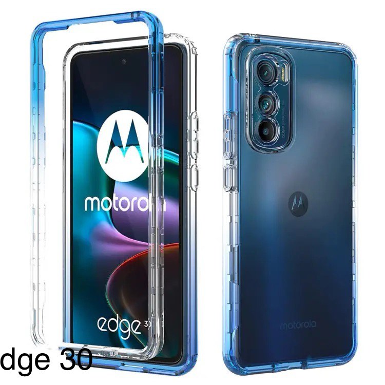 Picture of Motorola Edge 30 Clear Soft TPU Back Cover Slim Flexible Transparent Shockproof Protective Case
