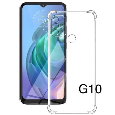 Picture of For Motorola  G10 G10 power   Flexible Clear Transparent Soft TPU Back Case Cover