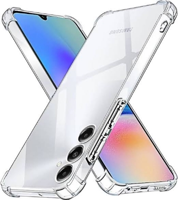 Picture of For Samsung galaxy A55 5G   Flexible Clear Transparent Soft TPU Back Case Cover