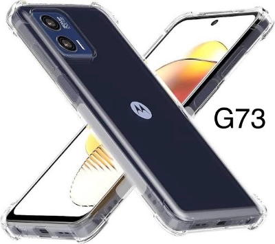 Picture of For Motorola G73 Flexible Clear Transparent Soft TPU Back Case Cover