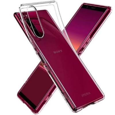 Picture of Sony Xperia 5 Luxury Crystal Clear Case Soft Silicone Shockproof Transparent Shell TPU Back Cover Sony Xperia 5