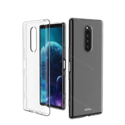 Picture of Sony XZ4 Luxury Crystal Clear Case Soft Silicone Shockproof Transparent Shell TPU Back Cover Sony XZ4