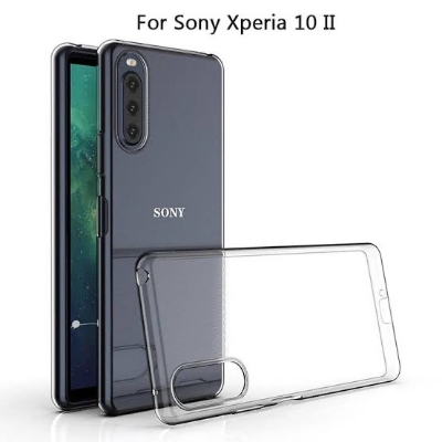 Picture of Sony Xperia 10 ii Luxury Crystal Clear Case Soft Silicone Shockproof Transparent Shell TPU Back Cover Sony Xperia 10 mark 2