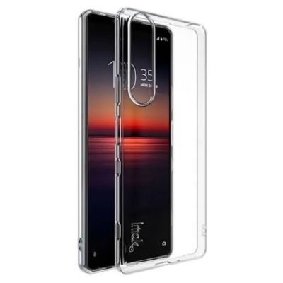 Picture of Luxury Crystal Clear Soft Silicone Back Cover for Sony Xperia 1 II - Transparent Shockproof Protective Case