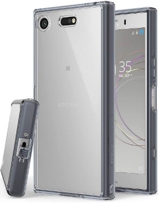 Picture of Sony XZ1  Luxury Crystal Clear Case Soft Silicone Shockproof Transparent Shell TPU Back Cover Sony XZ1