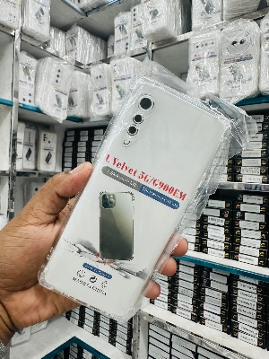 Picture of For LG Valvet  Luxury Crystal Clear Case Soft Silicone Shockproof Transparent Shell TPU Back Cover LG Valvet