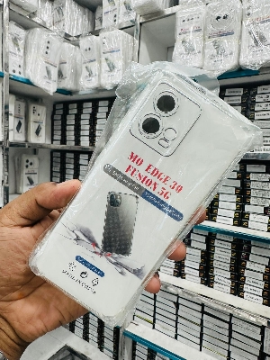 Picture of For Motorola Edge 30 Fusion Luxury Crystal Clear Case Soft Silicone Shockproof Transparent Shell TPU Back Cover Edge 30 Fusion