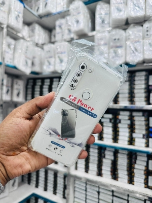 Picture of For Motorola G8 power  Luxury Crystal Clear Case Soft Silicone Shockproof Transparent Shell TPU Back Cover Honor X7B