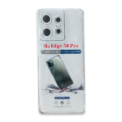 Picture of For Motorola Edge 50 pro Luxury Crystal Clear Case Soft Silicone Shockproof Transparent Shell TPU Back Cover Edge 50 pro