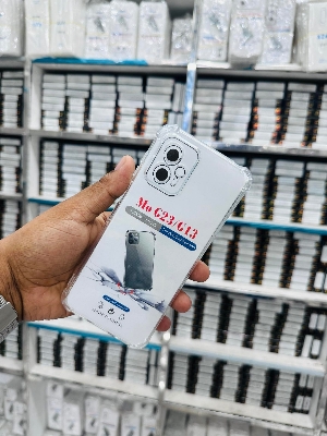 Picture of For Motorola G23 G13  Luxury Crystal Clear Case Soft Silicone Shockproof Transparent Shell TPU Back Cover G23 G13