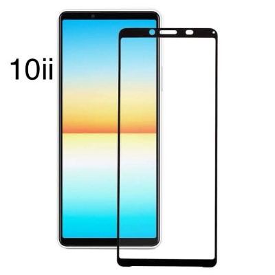 Picture of For Sony Xperia 10 mark 2 Full Glue Tempered 3D  Glass Screen Protector For Xperia 10 ii