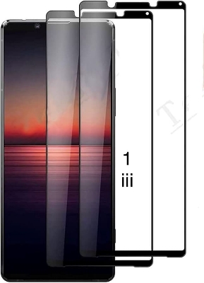 Picture of For Sony Xperia 1 mark 3 Full Glue Tempered 3D  Glass Screen Protector For Xperia 1 iii
