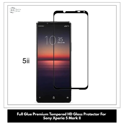 Picture of For Sony Xperia 5 mark 2 Full Glue Tempered 3D  Glass Screen Protector For Xperia 5 ii