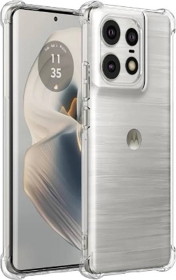 Picture of For Motorola Edge 50 pro Luxury Crystal Clear Case Soft Silicone Shockproof Transparent Shell TPU Back Cover Edge 50 pro