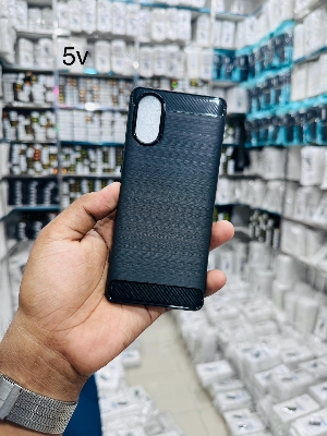 Picture of Leweisi Carbon Fiber Bumper Phone Case For Sony Xperia 5 V Back Cover Coque Shockproof Protective 5 mark 5