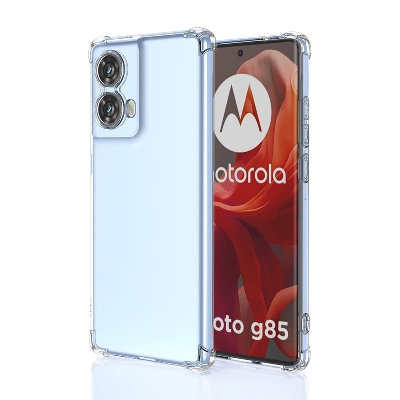 Picture of Motorola G85 Luxury Crystal Clear Soft Silicone Shockproof TPU Back Cover Case