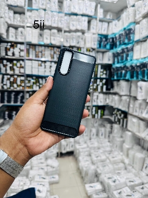 Picture of Leweisi Carbon Fiber Bumper Phone Case For Sony Xperia 5 ii Back Cover Coque Shockproof Protective 5 mark 2