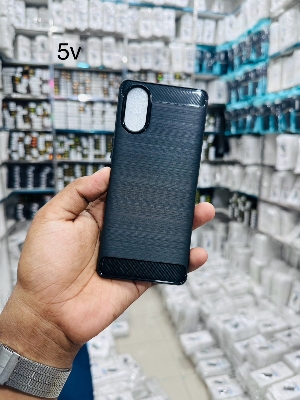 Picture of Leweisi Carbon Fiber Bumper Phone Case For Sony Xperia 5 V Back Cover Coque Shockproof Protective 5 mark 5