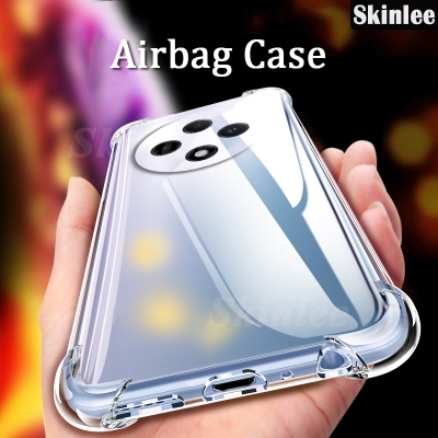 Picture of Phone case For OPPO Reno 12F Back cover Air Protection Silicone Clear Transparent Shockproof Cover For OPPO Reno 12F 5G Cover cases