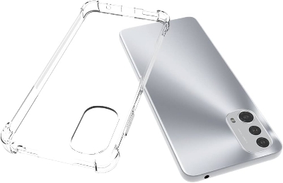 Picture of For Motorola E32  Luxury Crystal Clear Case Soft Silicone Shockproof Transparent Shell TPU Back Cover E32