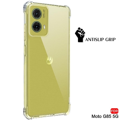 Picture of Motorola G85 Luxury Crystal Clear Shockproof Silicone TPU Back Cover Case