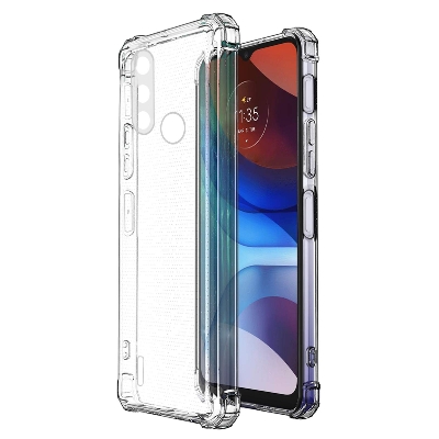 Picture of For Motorola E7 power  Luxury Crystal Clear Case Soft Silicone Shockproof Transparent Shell TPU Back Cover E7 power