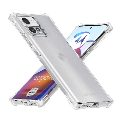 Picture of For Motorola Edge 30 Fusion  Luxury Crystal Clear Case Soft Silicone Shockproof Transparent Shell TPU Back Cover Edge 30 Fusion
