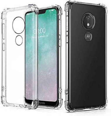 Picture of For Motorola G7  Luxury Crystal Clear Case Soft Silicone Shockproof Transparent Shell TPU Back Cover G7