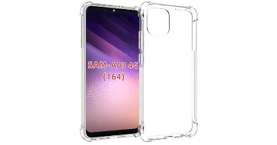 Picture of For A03 Luxury Crystal Clear Case Soft Silicone Shockproof Transparent Shell TPU