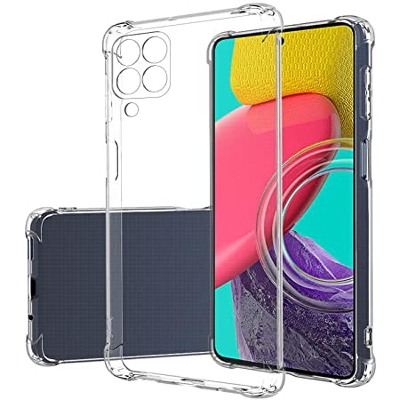 Picture of For Samsung Galaxy M53 5G      Luxury Crystal Clear Case Soft Silicone Shockproof Transparent Shell TPU