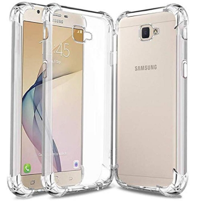 Picture of For Samsung Galaxy J7 prime       Luxury Crystal Clear Case Soft Silicone Shockproof Transparent Shell TPU