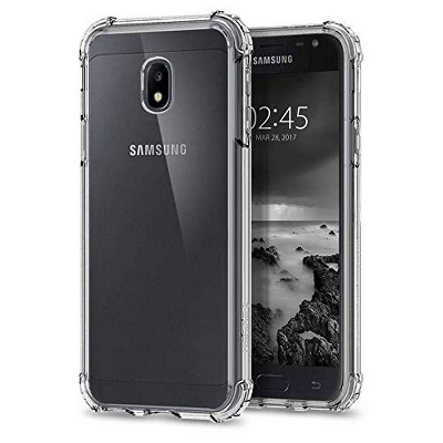 Picture of For Samsung Galaxy J7 pro   Luxury Crystal Clear Case Soft Silicone Shockproof Transparent Shell TPU