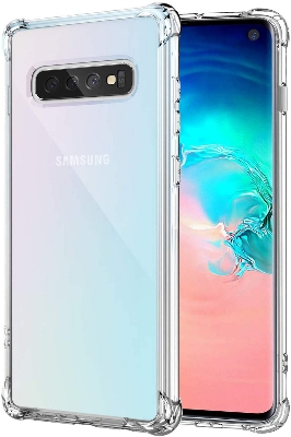 Picture of For Samsung Galaxy  S10 4G  Luxury Crystal Clear Case Soft Silicone Shockproof Transparent Shell TPU