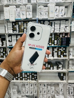 Picture of For oppo A3 A3x  Luxury Crystal Clear Case Soft Silicone Shockproof Transparent Shell TPU