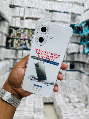 Picture of For Realme Note 60 4G   Luxury Crystal Clear Case Soft Silicone Shockproof Transparent Shell TPU