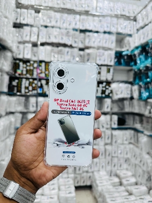 Picture of For Realme Note 60 4G   Luxury Crystal Clear Case Soft Silicone Shockproof Transparent Shell TPU