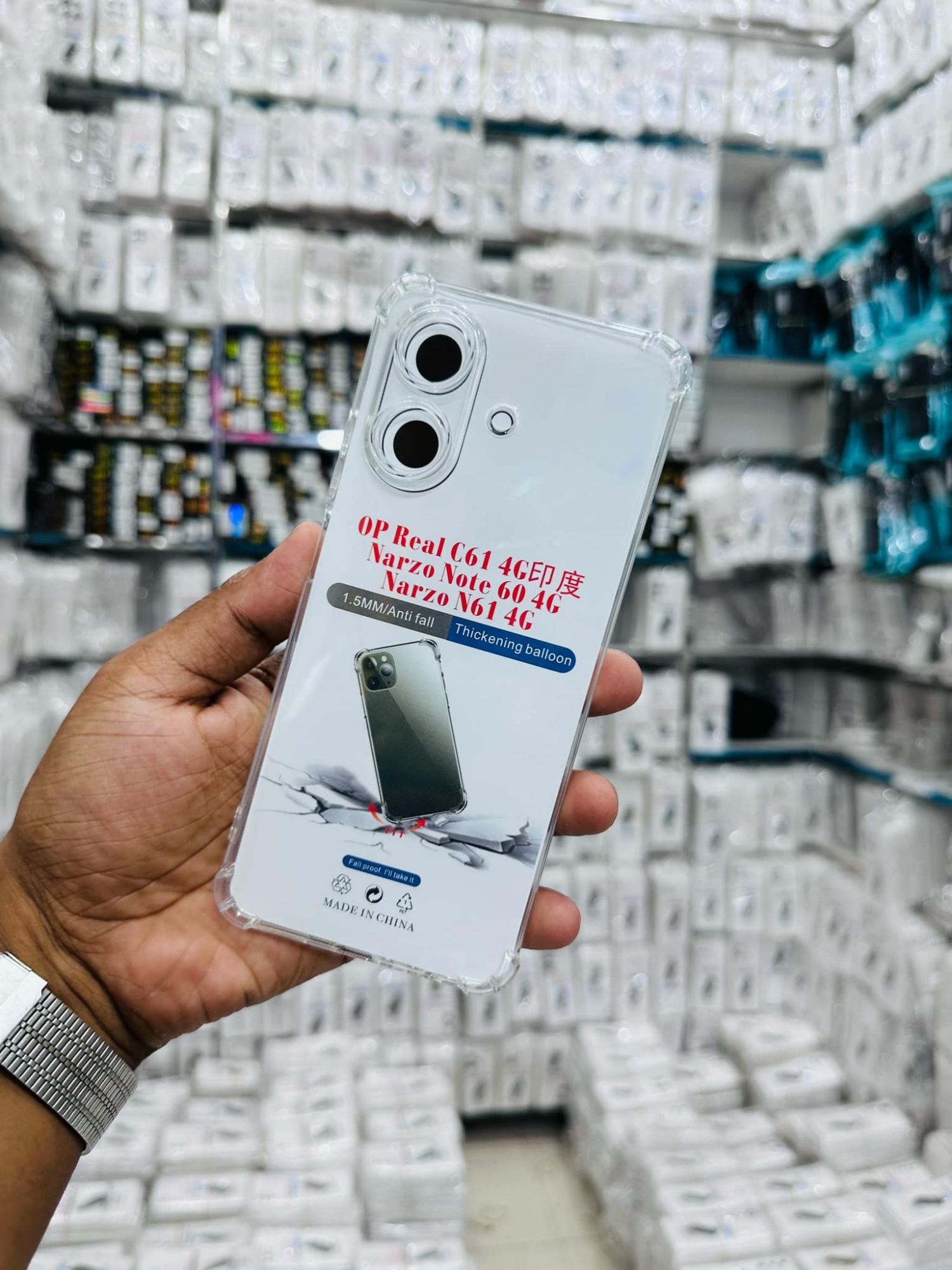 Picture of For Realme Note 60 4G   Luxury Crystal Clear Case Soft Silicone Shockproof Transparent Shell TPU