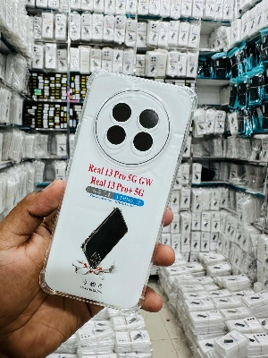 Picture of For Realme 13 pro 13 pro plus   Luxury Crystal Clear Case Soft Silicone Shockproof Transparent Shell TPU