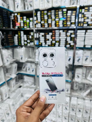 Picture of For Edge 50 Ultra  Luxury Crystal Clear Case Soft Silicone Shockproof Transparent Shell TPU