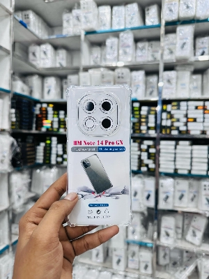 Picture of For Xioami Note 14 pro  Luxury Crystal Clear Case Soft Silicone Shockproof Transparent Shell TPU